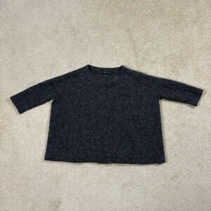 Peruvian Connection Sweater Women XS/S Gray 100% Royal Alpaca Quiet Luxury